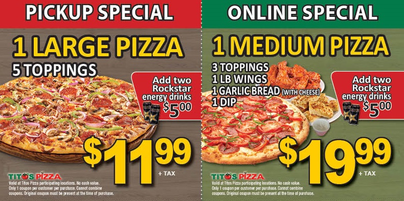 Titos Pizza and Wings - Official Website - Southwestern Ontario